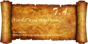 Turóczy Adelina névjegykártya